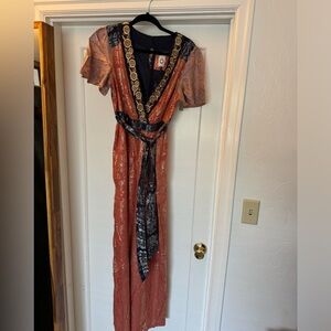 NWT Anthropologie Jumpsuit. Beautiful print and colors.